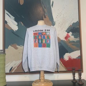 ANIMALS LONDON ZOO VINTAGE SWEATSHIRT